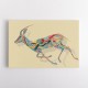 Arabian Gazelle Calligraphy Wall Art 1 