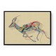 Arabian Gazelle Calligraphy Wall Art 1 