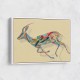 Arabian Gazelle Calligraphy Wall Art 1 