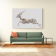 Arabian Gazelle Calligraphy Wall Art 2 Arabian Gazelle Calligraphy Wall Art 2