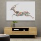 Arabian Gazelle Calligraphy Wall Art 2 Arabian Gazelle Calligraphy Wall Art 2