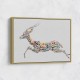 Arabian Gazelle Calligraphy Wall Art 2 Arabian Gazelle Calligraphy Wall Art 2