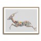 Arabian Gazelle Calligraphy Wall Art 2 Arabian Gazelle Calligraphy Wall Art 2