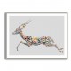 Arabian Gazelle Calligraphy Wall Art 2 Arabian Gazelle Calligraphy Wall Art 2
