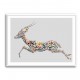 Arabian Gazelle Calligraphy Wall Art 2 Arabian Gazelle Calligraphy Wall Art 2