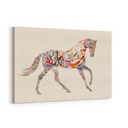 Horse Calligraphy Wall Art 