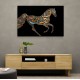 Horse Calligraphy Art Colourful 