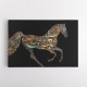 Horse Calligraphy Art Colourful 