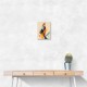 Abstract style calligraphy Woman Shape 2 Wall Art