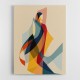 Abstract style calligraphy Woman Shape 2 Wall Art