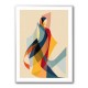 Abstract style calligraphy Woman Shape 2 Wall Art