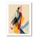 Abstract style calligraphy Woman Shape 2 Wall Art
