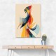 Abstract style calligraphy Woman-Shape 3 Wall Art