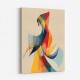 Abstract style calligraphy Woman-Shape 3 Wall Art