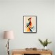 Abstract style calligraphy Woman-Shape 3 Wall Art