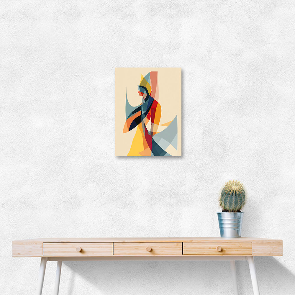 Abstract style calligraphy Woman-Shape Wall Art Abstract style calligraphy Woman-Shape Wall Art