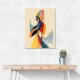 Abstract style calligraphy Woman-Shape Wall Art Abstract style calligraphy Woman-Shape Wall Art