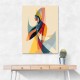 Abstract style calligraphy Woman-Shape Wall Art Abstract style calligraphy Woman-Shape Wall Art