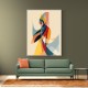 Abstract style calligraphy Woman-Shape Wall Art Abstract style calligraphy Woman-Shape Wall Art