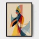 Abstract style calligraphy Woman-Shape Wall Art Abstract style calligraphy Woman-Shape Wall Art