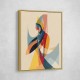 Abstract style calligraphy Woman-Shape Wall Art Abstract style calligraphy Woman-Shape Wall Art