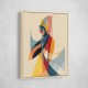 Abstract style calligraphy Woman-Shape Wall Art Abstract style calligraphy Woman-Shape Wall Art