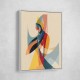 Abstract style calligraphy Woman-Shape Wall Art Abstract style calligraphy Woman-Shape Wall Art