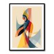Abstract style calligraphy Woman-Shape Wall Art Abstract style calligraphy Woman-Shape Wall Art