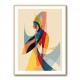 Abstract style calligraphy Woman-Shape Wall Art Abstract style calligraphy Woman-Shape Wall Art