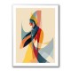 Abstract style calligraphy Woman-Shape Wall Art Abstract style calligraphy Woman-Shape Wall Art