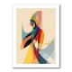 Abstract style calligraphy Woman-Shape Wall Art Abstract style calligraphy Woman-Shape Wall Art