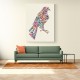 Abstract style Falcon Arabic Calligraphy Wall Art 1 Abstract style Falcon Arabic Calligraphy Wall Art 1