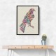 Abstract style Falcon Arabic Calligraphy Wall Art 1 Abstract style Falcon Arabic Calligraphy Wall Art 1