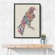 Abstract style Falcon Arabic Calligraphy Wall Art 1 Abstract style Falcon Arabic Calligraphy Wall Art 1