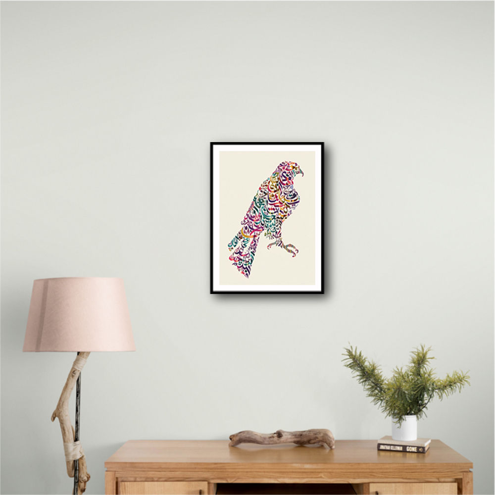 Abstract style Falcon Arabic Calligraphy Wall Art 1 Abstract style Falcon Arabic Calligraphy Wall Art 1