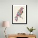 Abstract style Falcon Arabic Calligraphy Wall Art 1 Abstract style Falcon Arabic Calligraphy Wall Art 1
