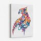 Abstract style Falcon Arabic calligraphy wall art 2 Abstract style Falcon Arabic calligraphy wall art 2