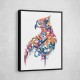 Abstract style Falcon Arabic calligraphy wall art 2 Abstract style Falcon Arabic calligraphy wall art 2