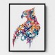 Abstract style Falcon Arabic calligraphy wall art 2 Abstract style Falcon Arabic calligraphy wall art 2