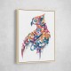 Abstract style Falcon Arabic calligraphy wall art 2 Abstract style Falcon Arabic calligraphy wall art 2