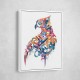Abstract style Falcon Arabic calligraphy wall art 2 Abstract style Falcon Arabic calligraphy wall art 2
