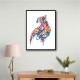 Abstract style Falcon Arabic calligraphy wall art 2 Abstract style Falcon Arabic calligraphy wall art 2