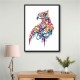 Abstract style Falcon Arabic calligraphy wall art 2 Abstract style Falcon Arabic calligraphy wall art 2