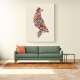 Abstract style Falcon Arabic calligraphy wall art 3 Abstract style Falcon Arabic calligraphy wall art 3