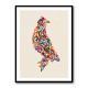 Abstract style Falcon Arabic calligraphy wall art 3 Abstract style Falcon Arabic calligraphy wall art 3