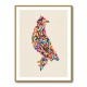 Abstract style Falcon Arabic calligraphy wall art 3 Abstract style Falcon Arabic calligraphy wall art 3