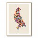 Abstract style Falcon Arabic calligraphy wall art 3 Abstract style Falcon Arabic calligraphy wall art 3