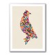 Abstract style Falcon Arabic calligraphy wall art 3 Abstract style Falcon Arabic calligraphy wall art 3
