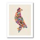 Abstract style Falcon Arabic calligraphy wall art 3 Abstract style Falcon Arabic calligraphy wall art 3