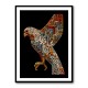 Abstract style Falcon Arabic calligraphy wall art Abstract style Falcon Arabic calligraphy wall art